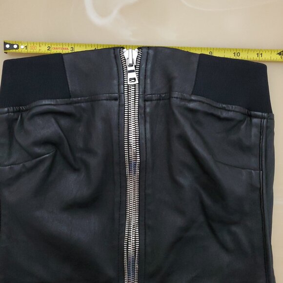 RtA Kenzie Bomber Night Life Lambskin Leather Dress Size 4 NWT - Picture 10 of 16